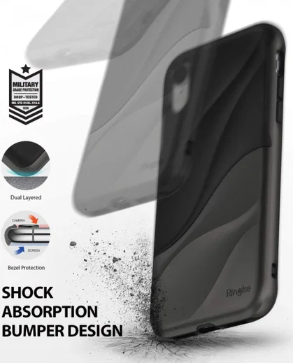 Ringke Wave Apple iPhone XR Hoesje Zwart afbeelding 2