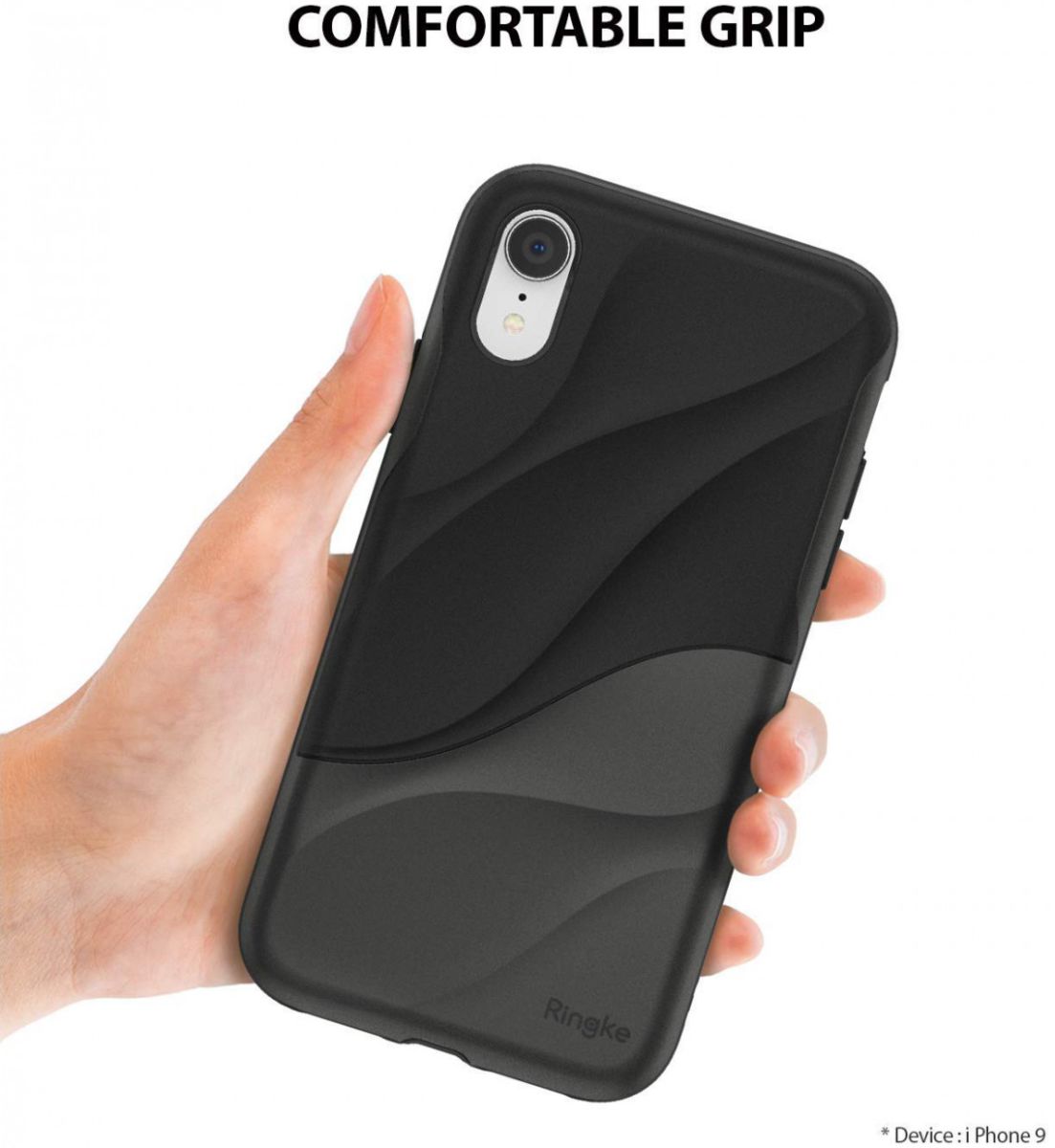 Ringke Wave Apple iPhone XR Hoesje Zwart afbeelding 5