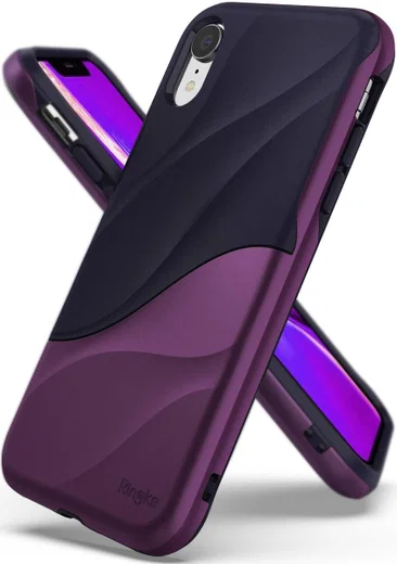 Ringke Wave Apple iPhone XR Hoesje Paars afbeelding 1