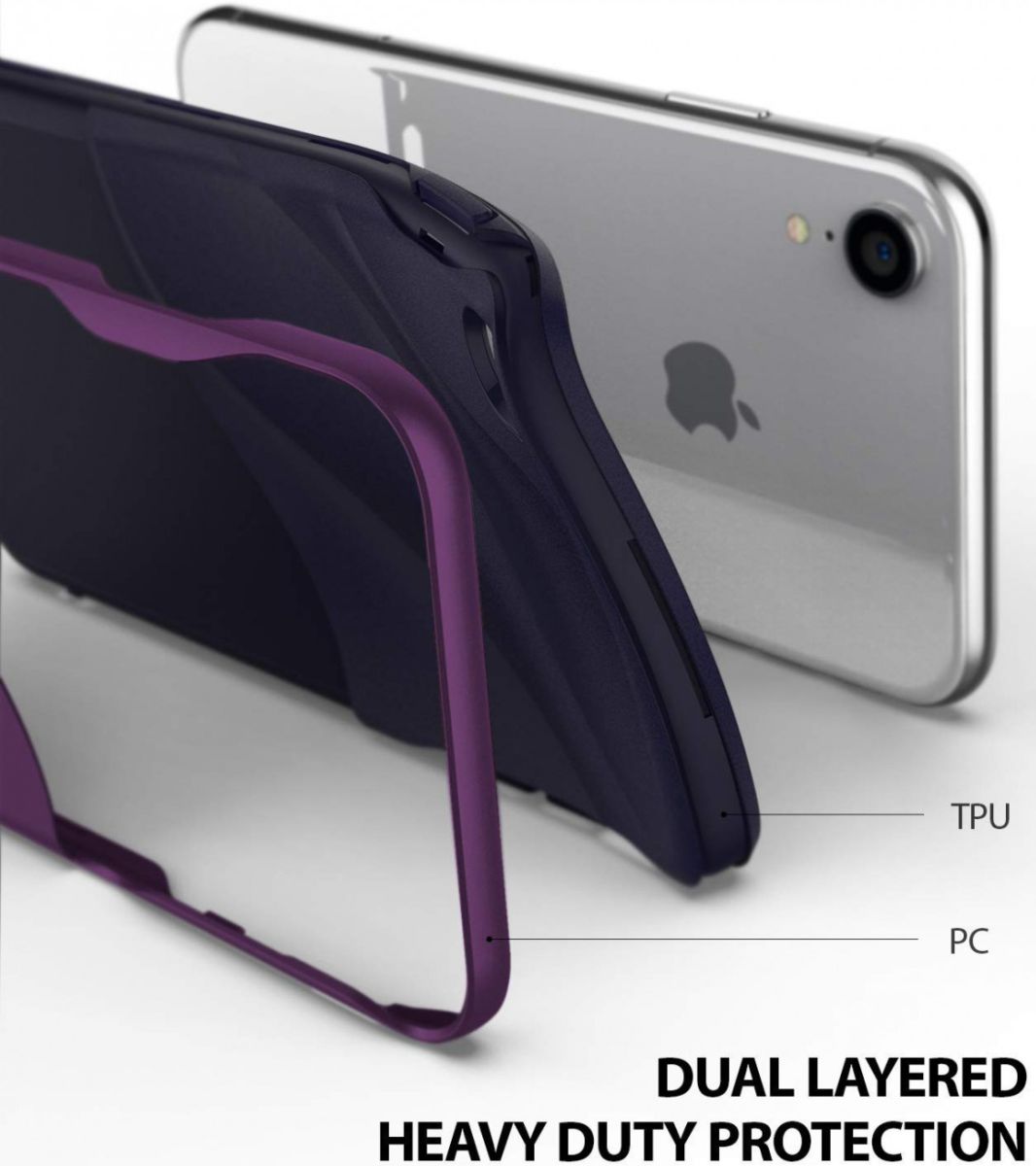 Ringke Wave Apple iPhone XR Hoesje Paars afbeelding 5