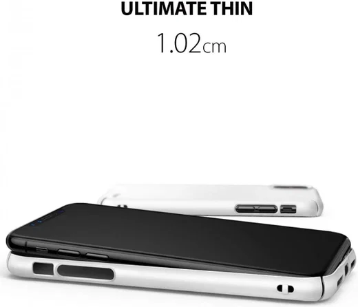 Ringke Slim Apple iPhone XS Ultra Dun Hoesje Wit afbeelding 5
