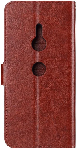 Sony Xperia XZ3 Stijlvol Hoesje met Kaarthouder Bruin afbeelding 4
