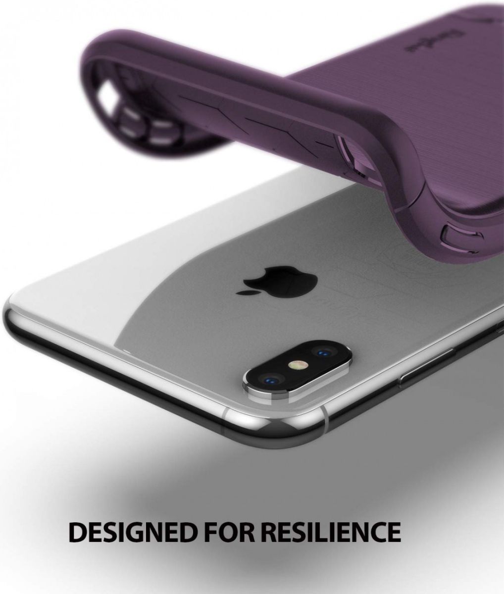 Ringke Onyx X Apple iPhone XS Max Hoesje Paars afbeelding 4