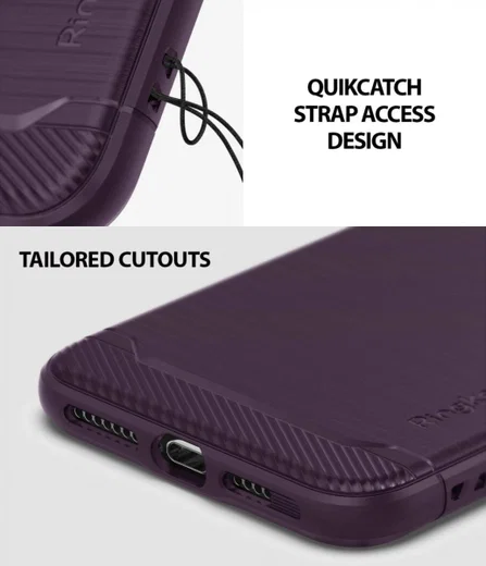 Ringke Onyx X Apple iPhone XS Max Hoesje Paars afbeelding 6