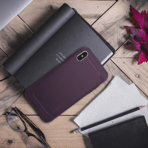 Ringke Onyx X Apple iPhone XS Max Hoesje Paars afbeelding 8