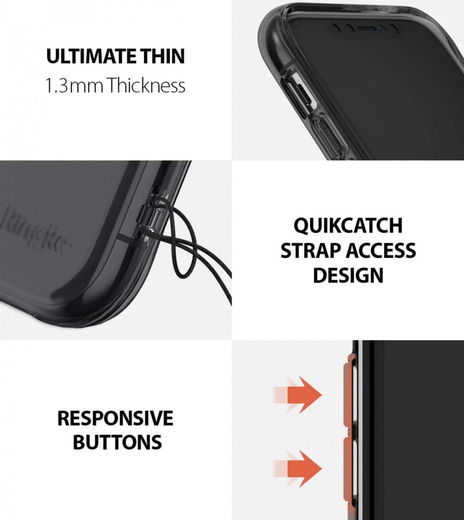 Ringke Air Hoesje Apple iPhone XR Zwart afbeelding 7