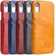 Apple iPhone XR Back Cover met Lederen Coating Bruin afbeelding 4