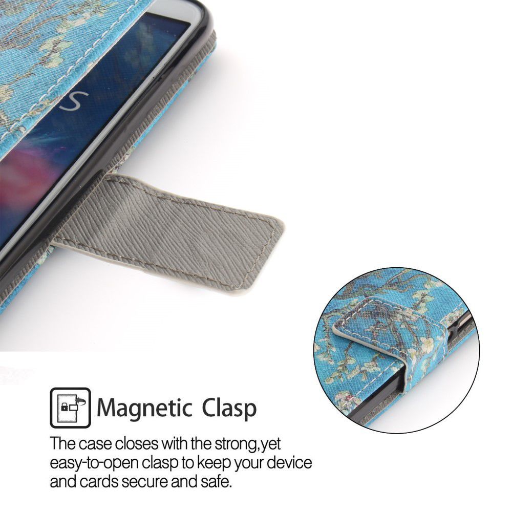 Huawei P Smart Portemonnee Print Hoesje Blossom afbeelding 3
