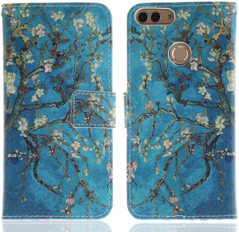 Huawei P Smart Portemonnee Print Hoesje Blossom afbeelding 7