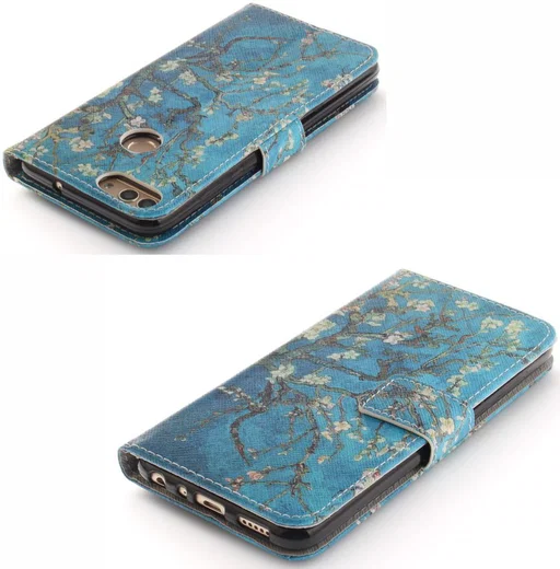 Huawei P Smart Portemonnee Print Hoesje Blossom afbeelding 8