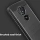 Motorola Moto E5 Play Geborsteld TPU Hoesje Zwart afbeelding 5