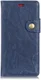 Alcatel 1 Crazy Horse Wallet Stand Hoesje Blauw afbeelding 1