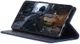 Alcatel 1 Crazy Horse Wallet Stand Hoesje Blauw afbeelding 3