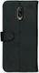 Rosso Deluxe OnePlus 6T Hoesje Echt Leer Book Case Zwart afbeelding 5