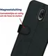 Rosso Deluxe OnePlus 6T Hoesje Echt Leer Book Case Zwart afbeelding 8