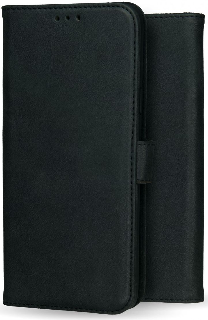Rosso Deluxe OnePlus 6T Hoesje Echt Leer Book Case Zwart afbeelding 10