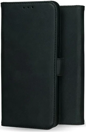 Rosso Deluxe OnePlus 6T Hoesje Echt Leer Book Case Zwart afbeelding 10