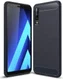 Samsung Galaxy A7 2018 Geborsteld TPU Hoesje Blauw afbeelding 1