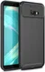 Samsung Galaxy J4 Plus Siliconen Carbon Hoesje Zwart afbeelding 1