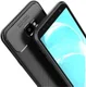 Samsung Galaxy J4 Plus Siliconen Carbon Hoesje Zwart afbeelding 8