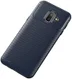 Samsung Galaxy J6 Plus Siliconen Carbon Hoesje Blauw afbeelding 2