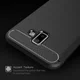 Samsung Galaxy J6 Plus Geborsteld TPU Hoesje Zwart afbeelding 7