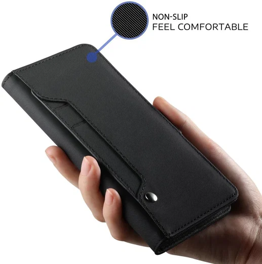 Apple iPhone Xs Max Book Cover met Spiegel Zwart afbeelding 6