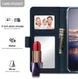 Apple iPhone Xs Max Book Cover met Spiegel Blauw afbeelding 2