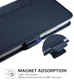 Apple iPhone Xs Max Book Cover met Spiegel Blauw afbeelding 5