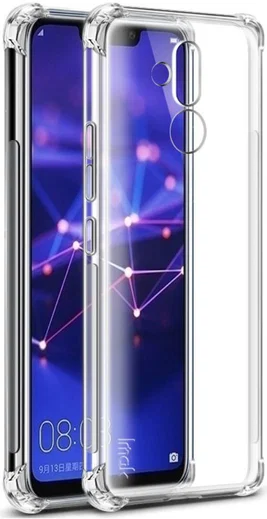 IMAK Huawei Mate 20 Lite Hoesje met Screenprotector Transparant afbeelding 2