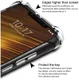 IMAK Xiaomi Pocophone F1 Hoesje TPU met Screenprotector Transparant afbeelding 4