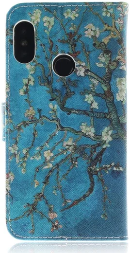 Xiaomi Mi A2 Lite Portemonnee Hoesje met Boom Print afbeelding 4