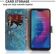 Xiaomi Mi A2 Lite Portemonnee Hoesje met Boom Print afbeelding 8