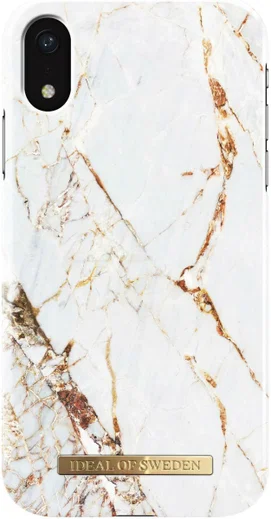 iDeal of Sweden iPhone XR Fashion Hoesje Carrara Gold afbeelding 1