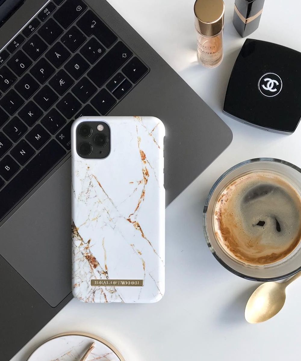 iDeal of Sweden iPhone XR Fashion Hoesje Carrara Gold afbeelding 5