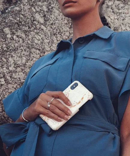 iDeal of Sweden iPhone XR Fashion Hoesje Carrara Gold afbeelding 6