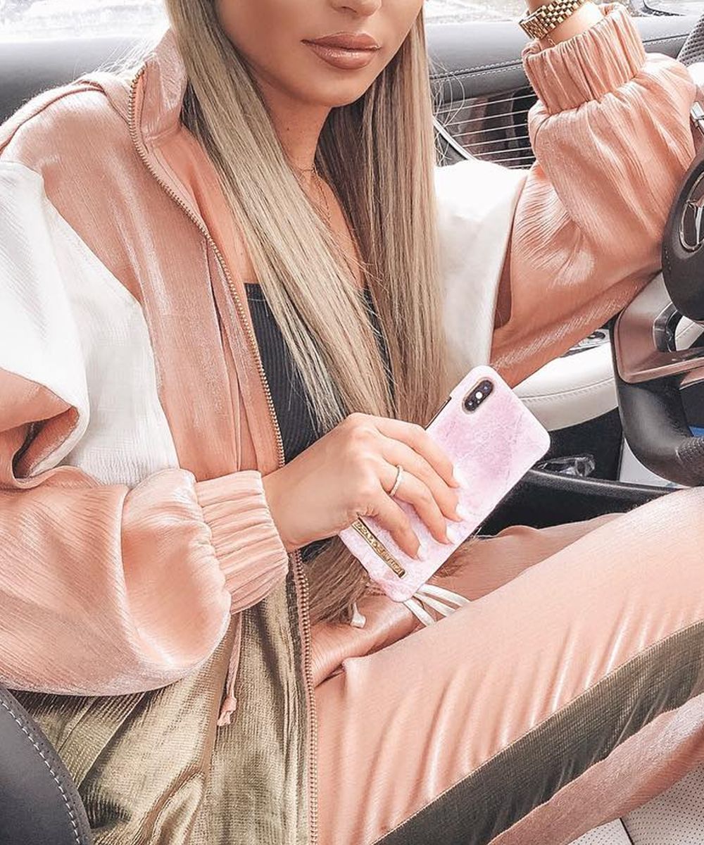 iDeal of Sweden iPhone XS Max Fashion Hoesje Pilion Pink afbeelding 3