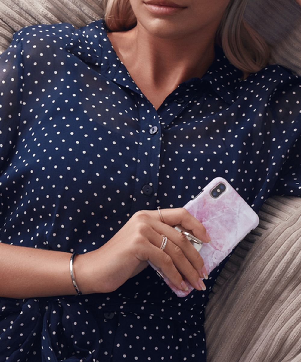iDeal of Sweden iPhone XS Max Fashion Hoesje Pilion Pink afbeelding 6