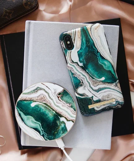 iDeal of Sweden iPhone XS / X Fashion Hoesje Golden Jade afbeelding 5