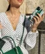 iDeal of Sweden iPhone XS / X Fashion Hoesje Golden Jade afbeelding 7