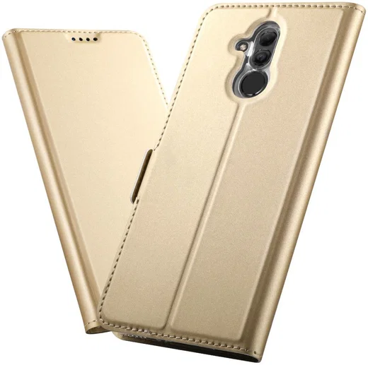 Huawei Mate 20 Lite Portemonnee Hoesje Goud afbeelding 1
