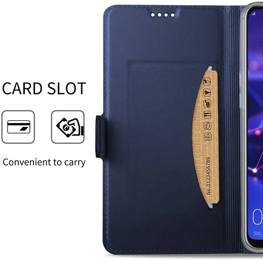 Huawei Mate 20 Lite Portemonnee Hoesje Blauw afbeelding 2