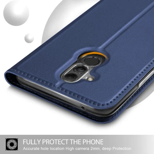 Huawei Mate 20 Lite Portemonnee Hoesje Blauw afbeelding 6