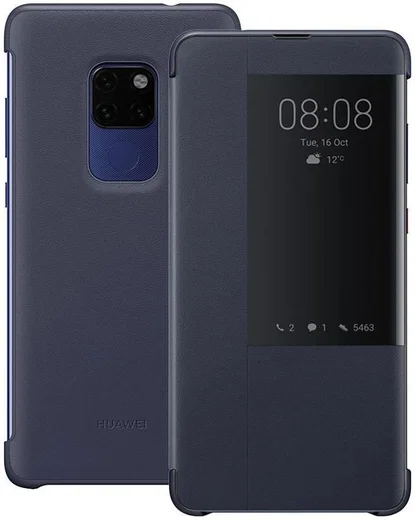 Huawei Mate 20 Originele Flip Cover Blauw afbeelding 5