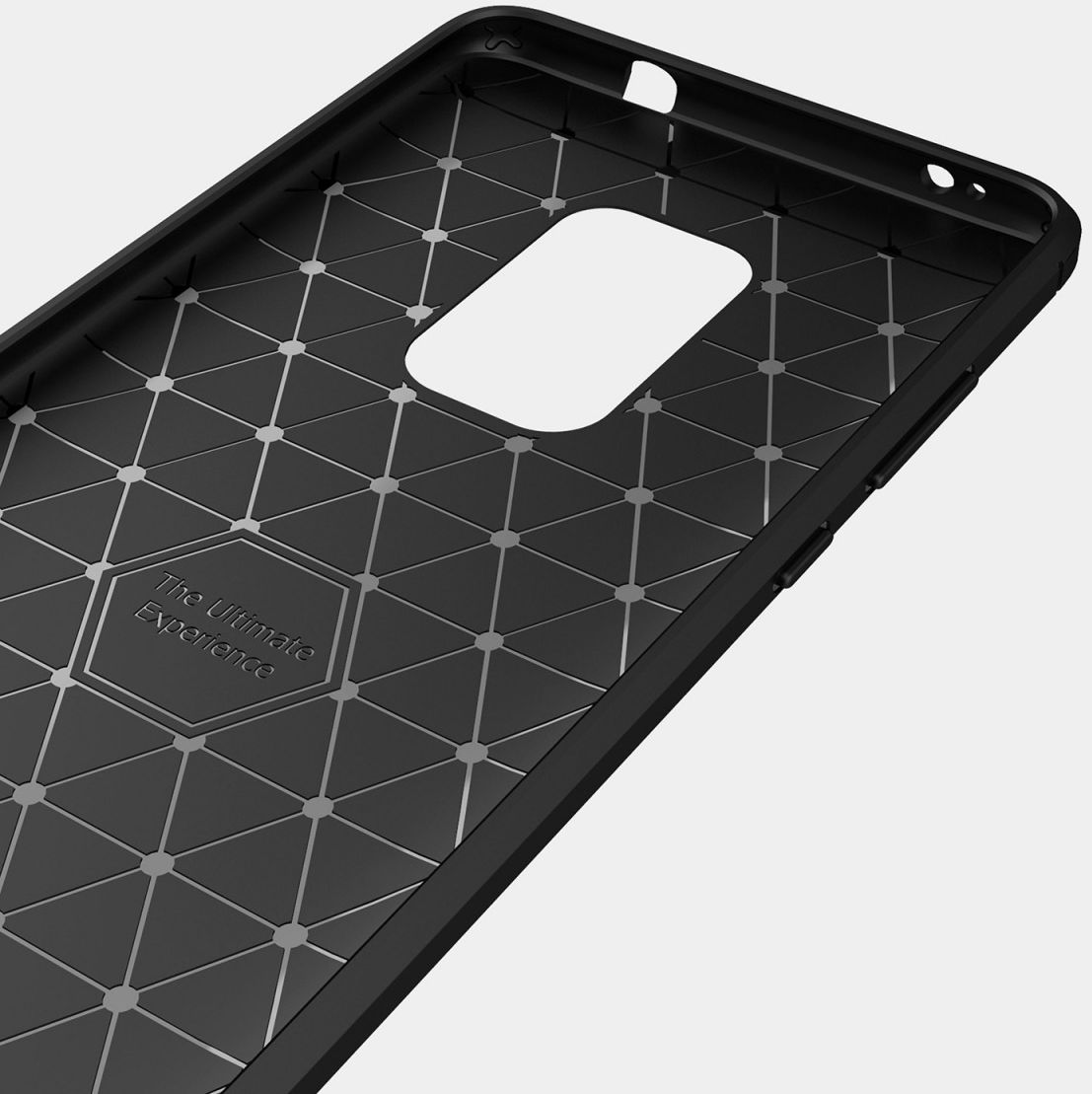 Huawei Mate 20 Geborsteld TPU Hoesje Zwart afbeelding 8