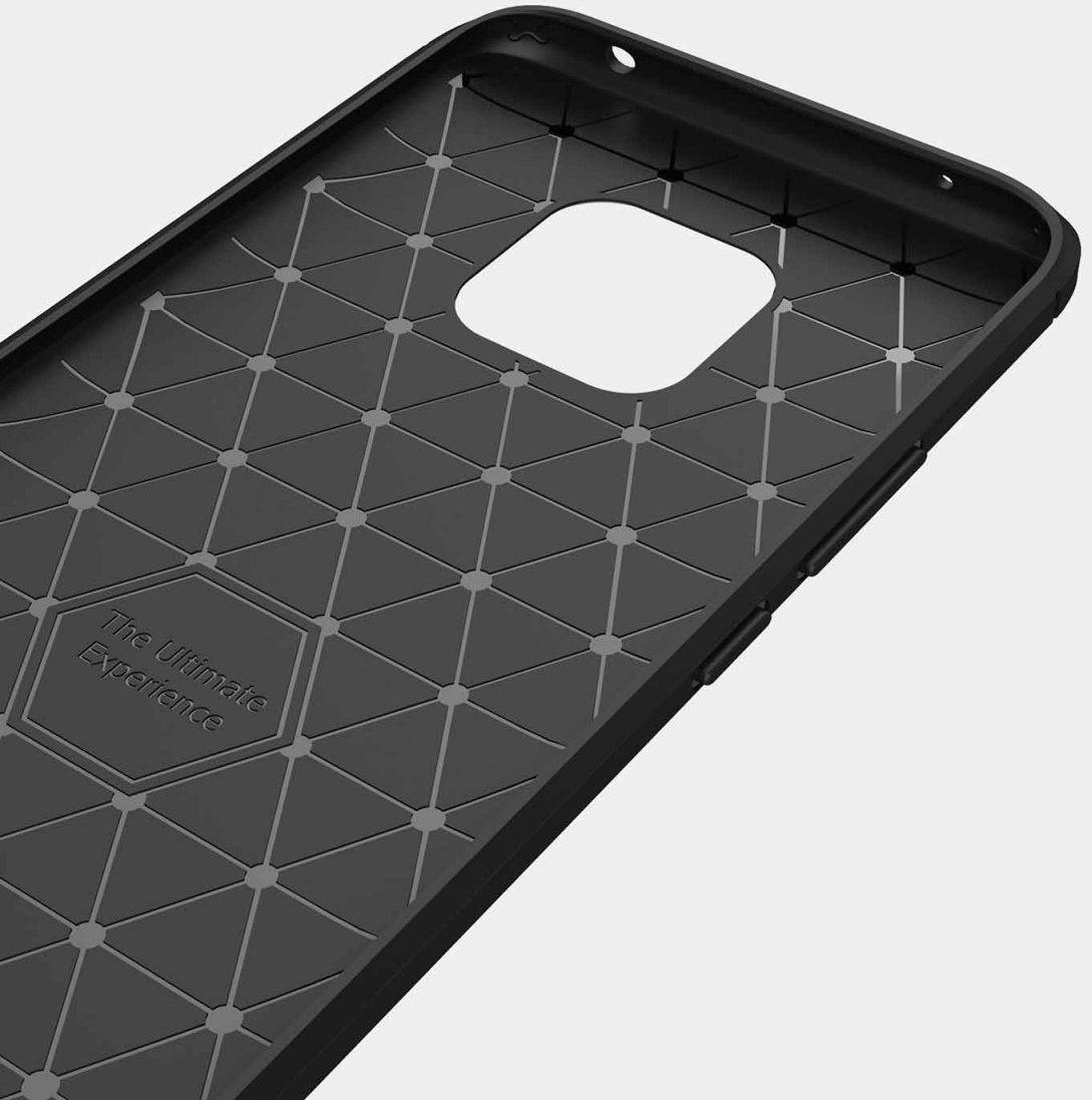 Huawei Mate 20 Pro Geborsteld TPU Hoesje Blauw afbeelding 9