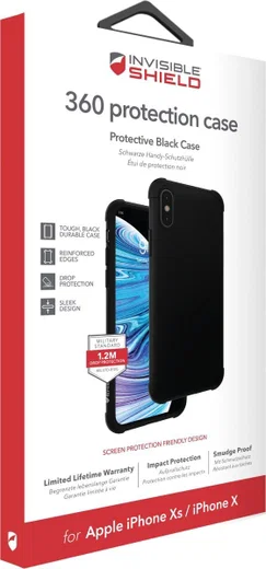 ZAGG InvisibleShield 360 Protective Black Case Apple iPhone XS afbeelding 3