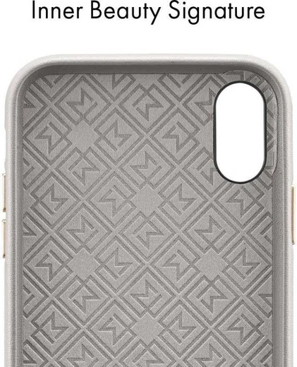 Spigen La Manon Calin Case Apple iPhone XR Oatmeal Beige afbeelding 4