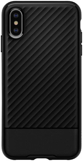 Spigen Core Armor Case Flexibel TPU Hoesje Apple iPhone XS Zwart afbeelding 2