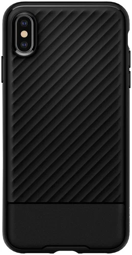 Spigen Core Armor Case Flexibel TPU Hoesje Apple iPhone XS Max Zwart afbeelding 2